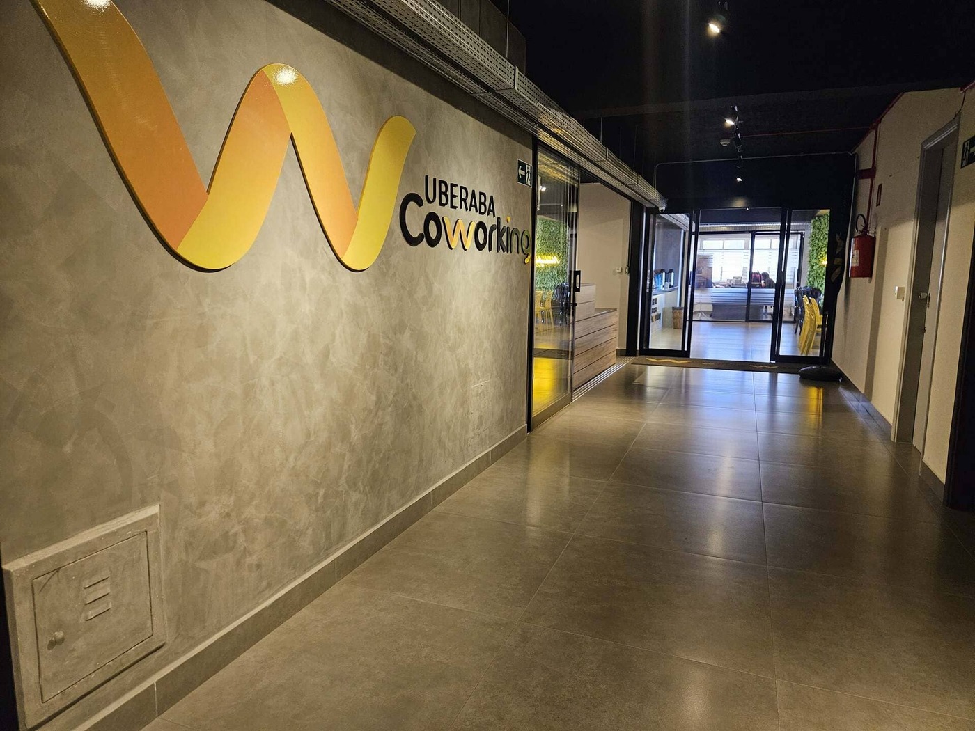 Uberaba Coworking - Visão geral da Entrada